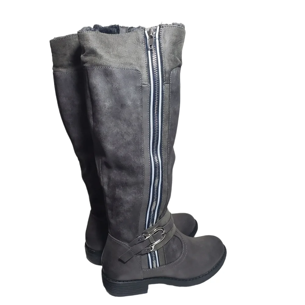 Zigi Soho Gray Stephany Tall Riding Boots Sz 7
